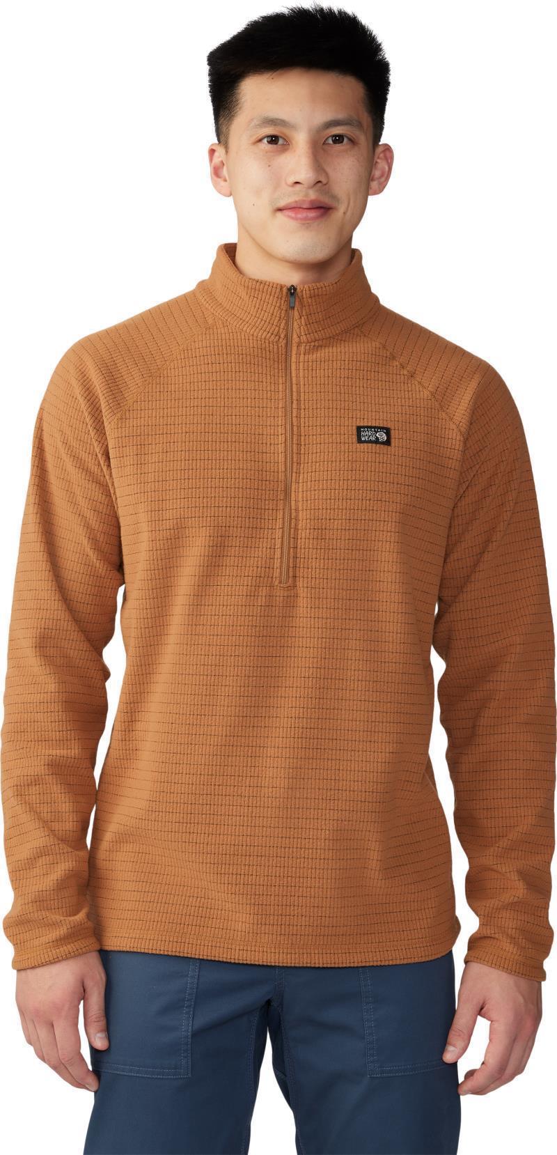 Summit Grid Half Zip - Mens - Copper Clay 1