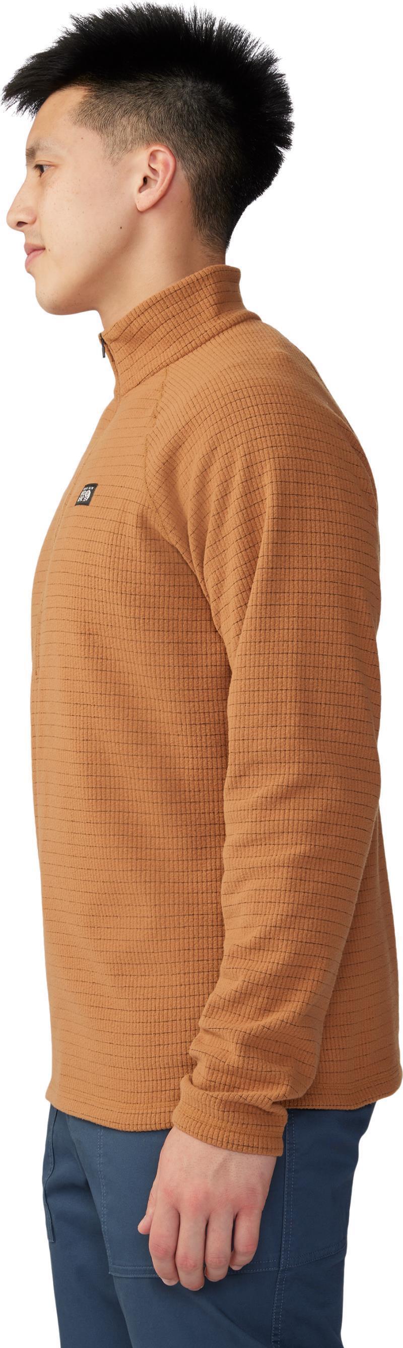 Summit Grid Half Zip - Mens - Copper Clay 3