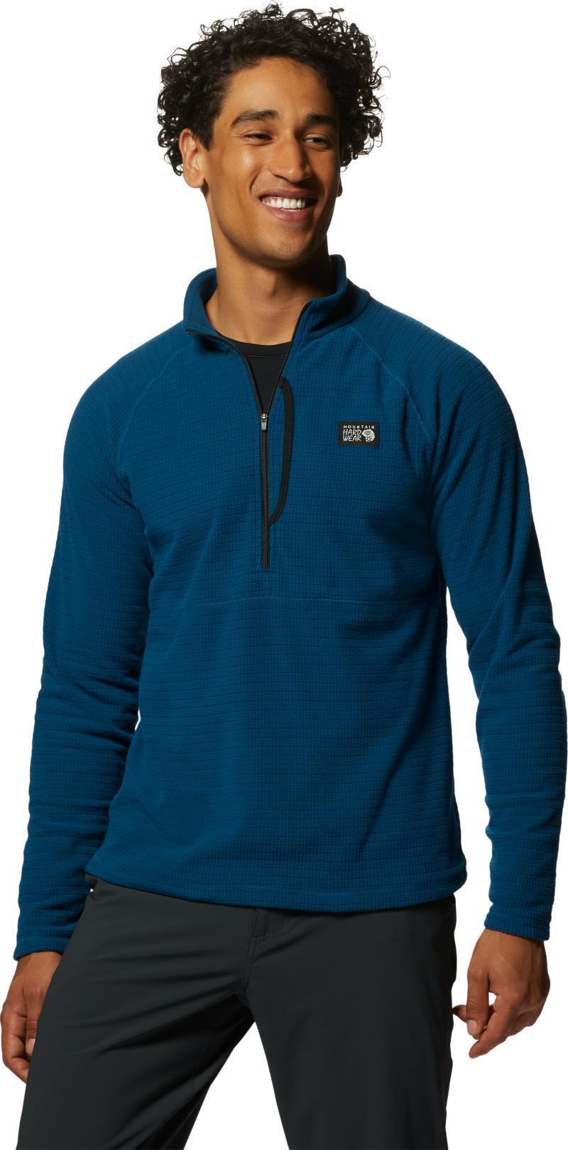 Summit Grid Half Zip - Mens - Dark Caspian 2