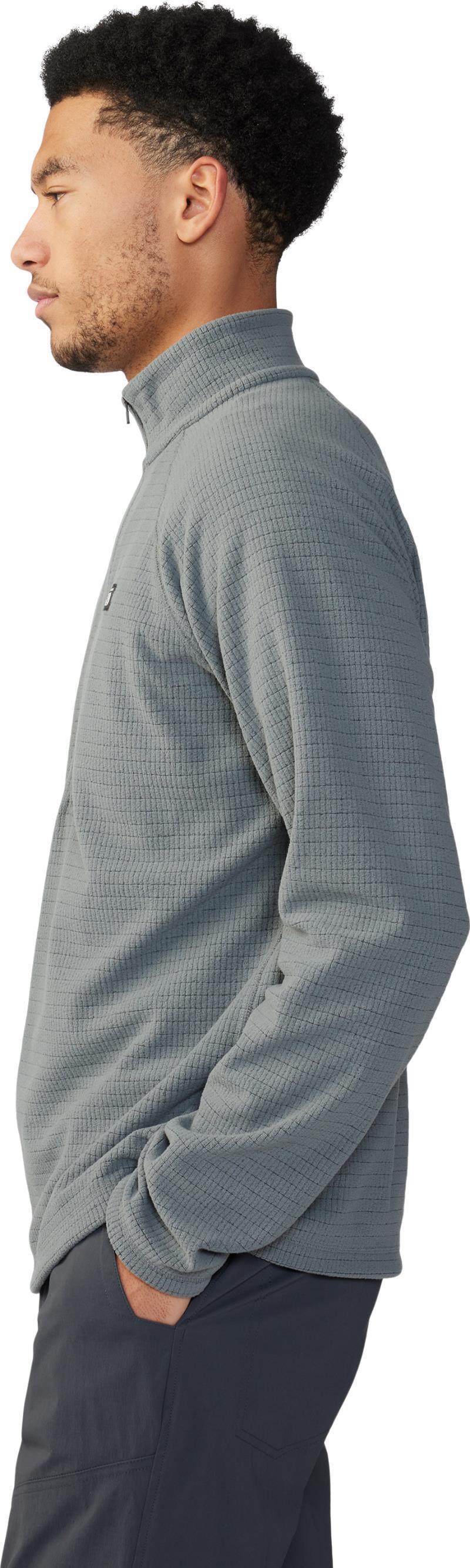 Summit Grid Half Zip - Mens - Foil Grey 3