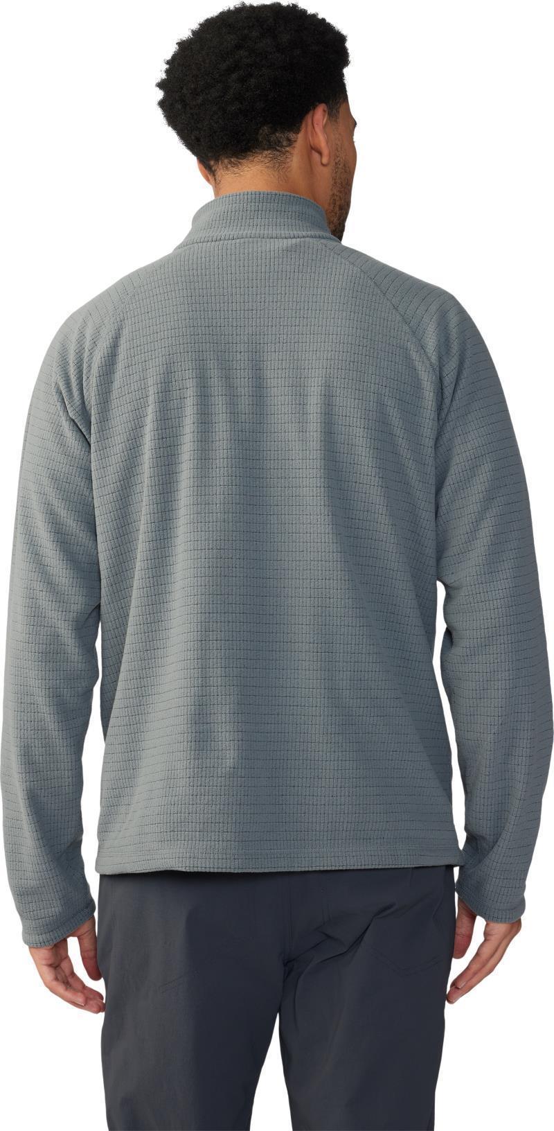 Summit Grid Half Zip - Mens - Foil Grey 4