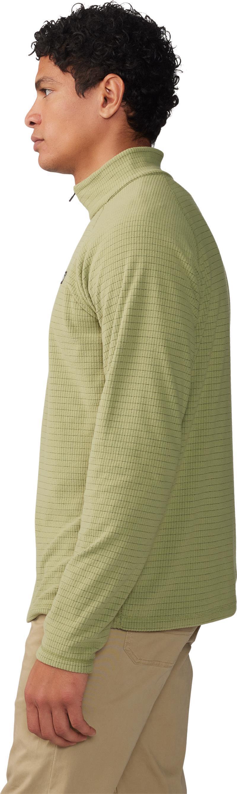 Summit Grid Half Zip - Mens - Light Cactus 3