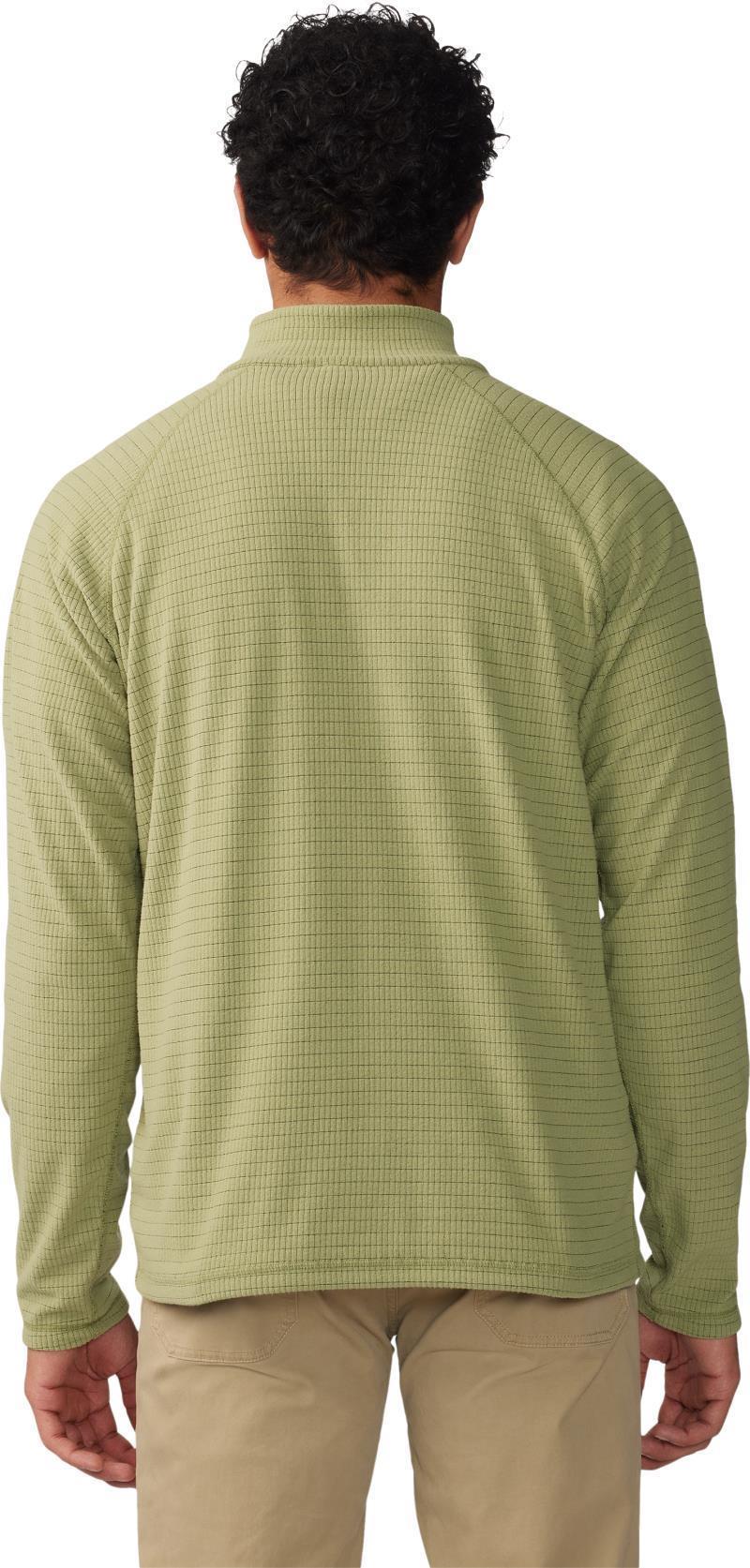 Summit Grid Half Zip - Mens - Light Cactus 4