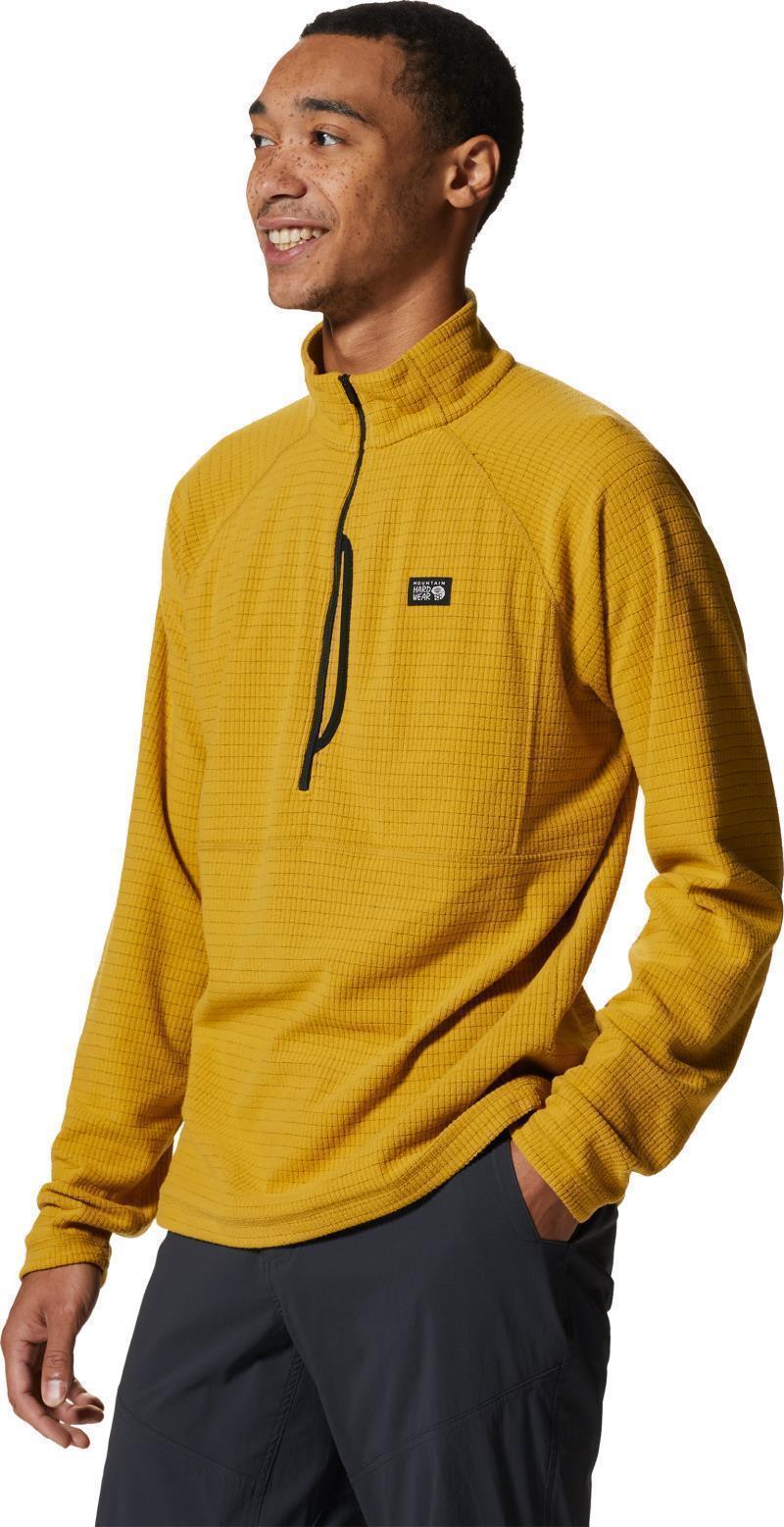 Summit Grid Half Zip - Mens - Mojave Tan 4