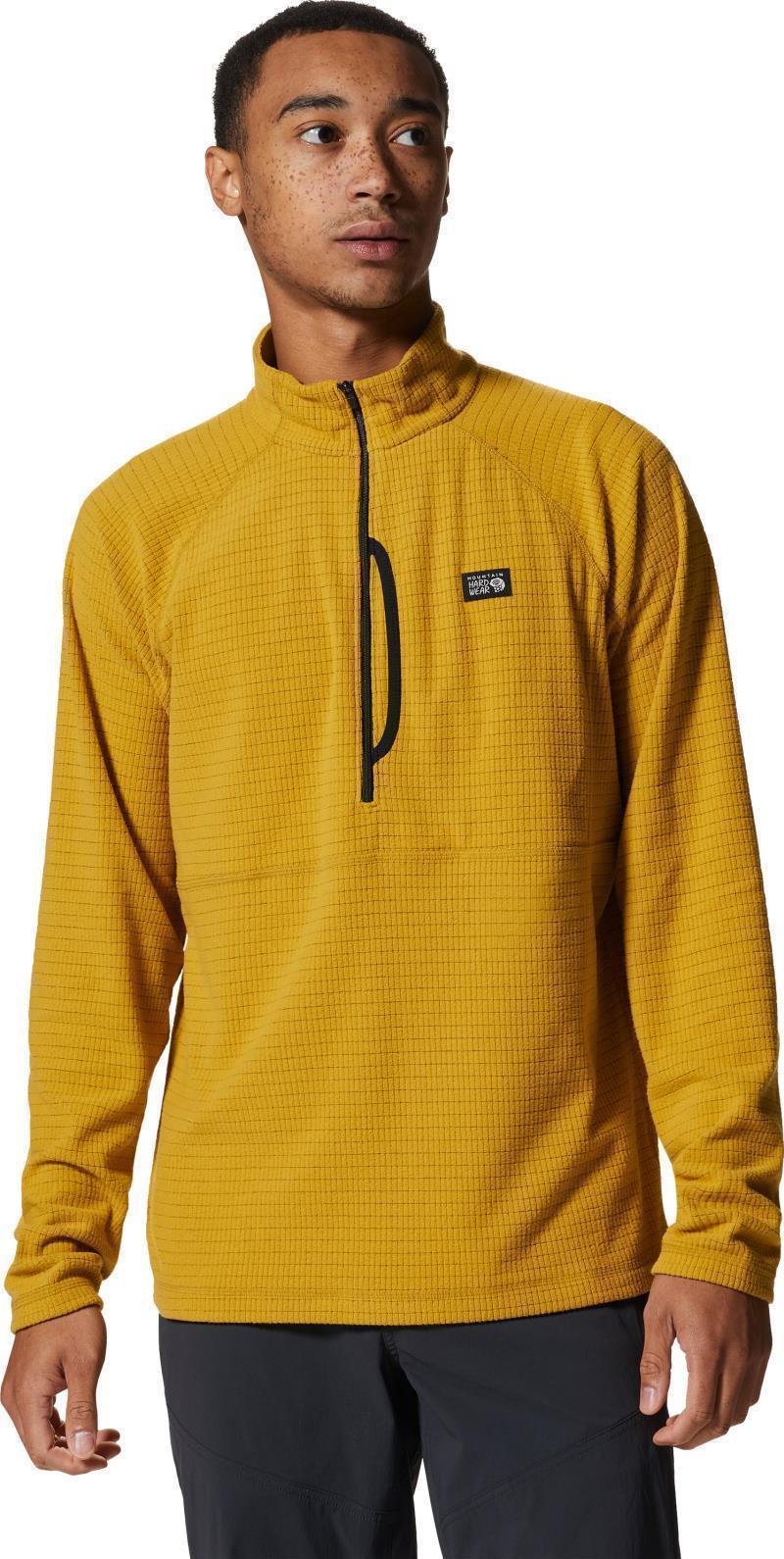 Summit Grid Half Zip - Mens - Mojave Tan 1