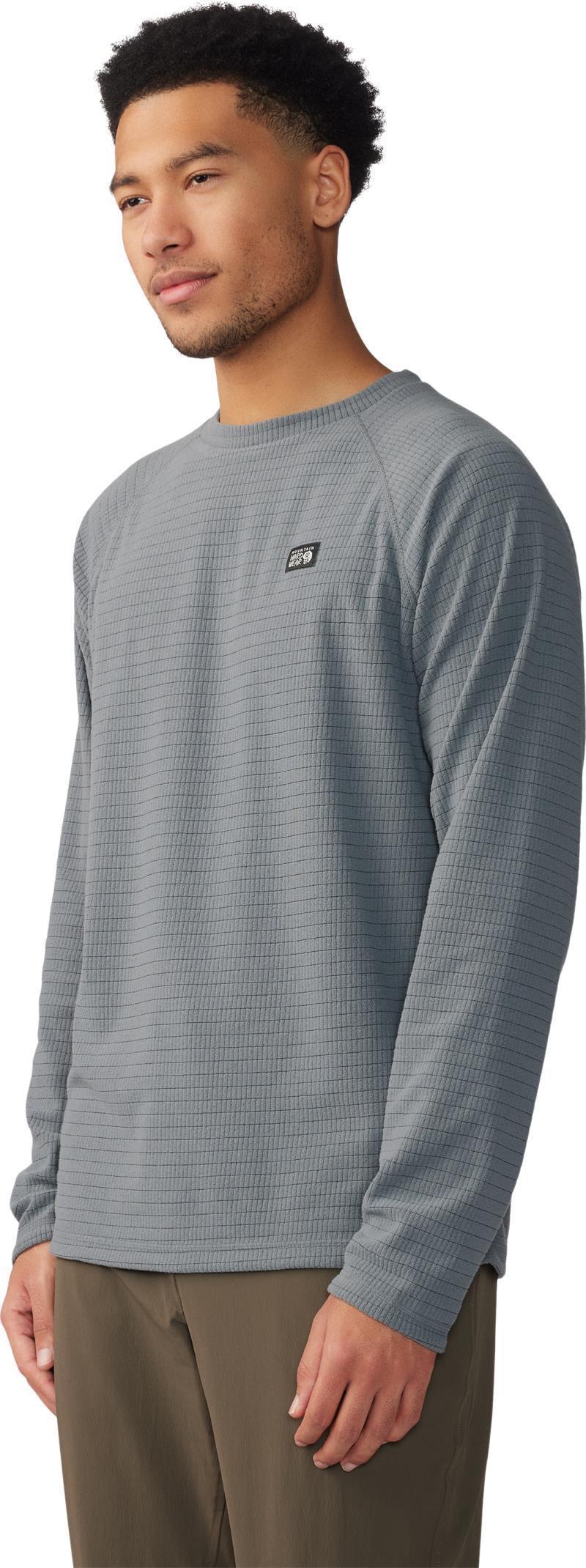 Summit Grid LS Crew - Mens - Foil Grey 2