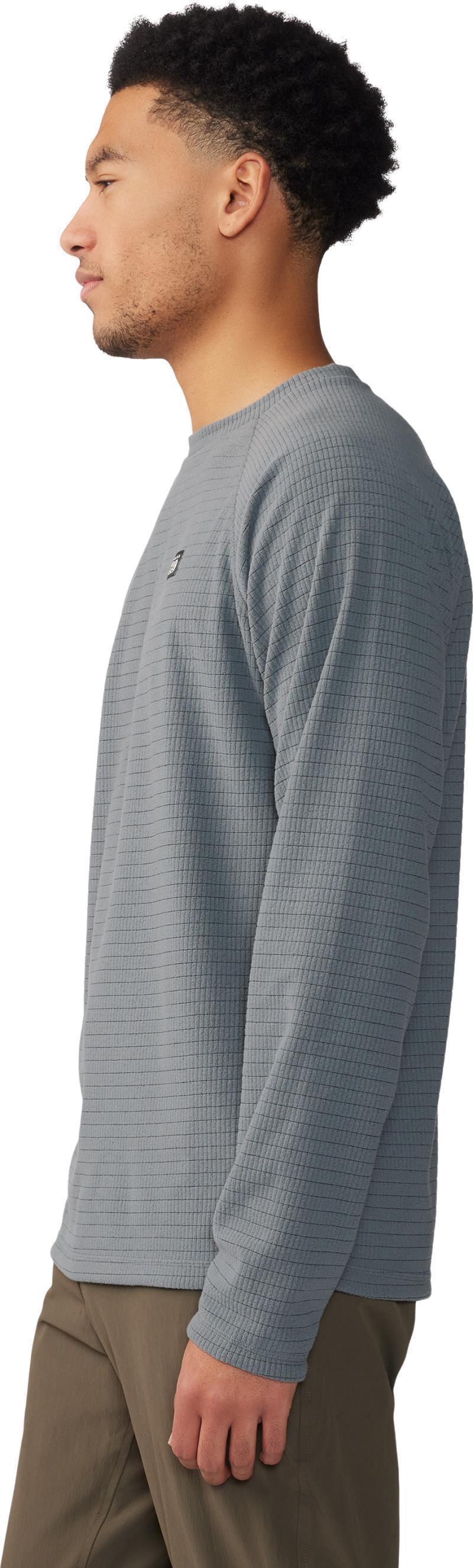 Summit Grid LS Crew - Mens - Foil Grey 3