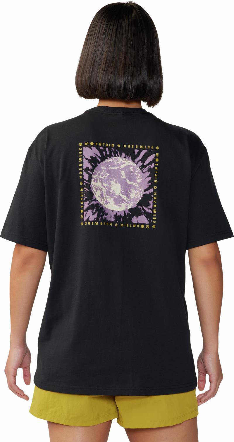 Tie Dye Earth Boxy SS - Womens - Black 2