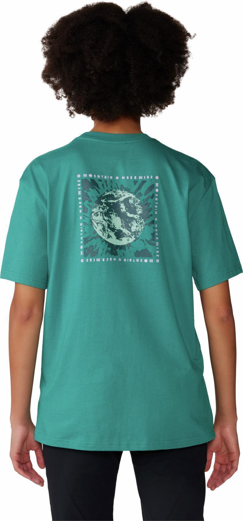 Tie Dye Earth Boxy SS - Womens - Wintermint 2