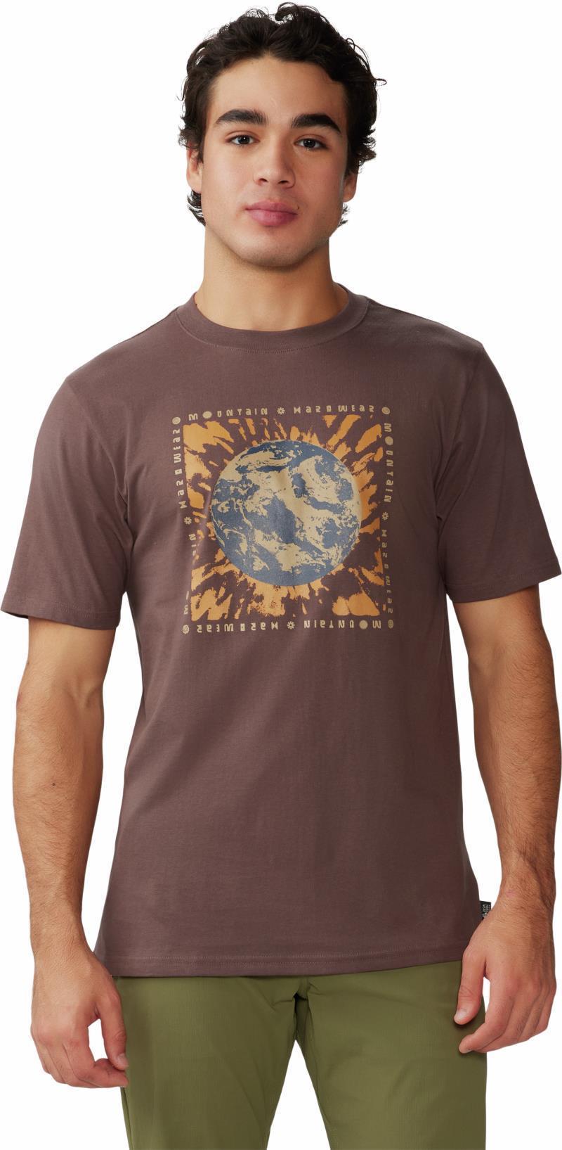 Tie Dye Earth SS - Mens - Carob 1