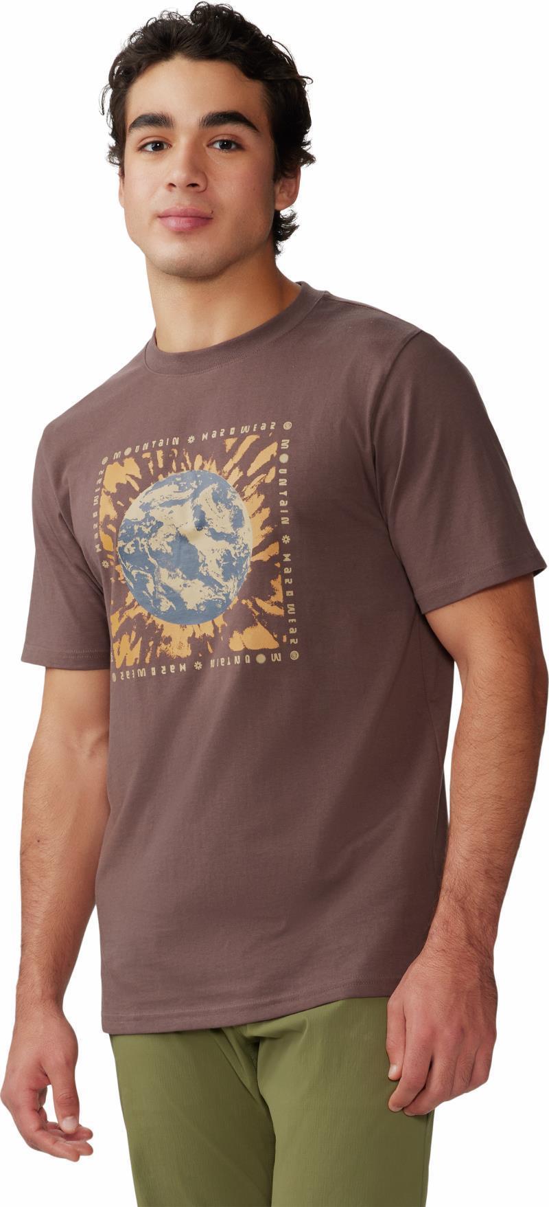 Tie Dye Earth SS - Mens - Carob 3
