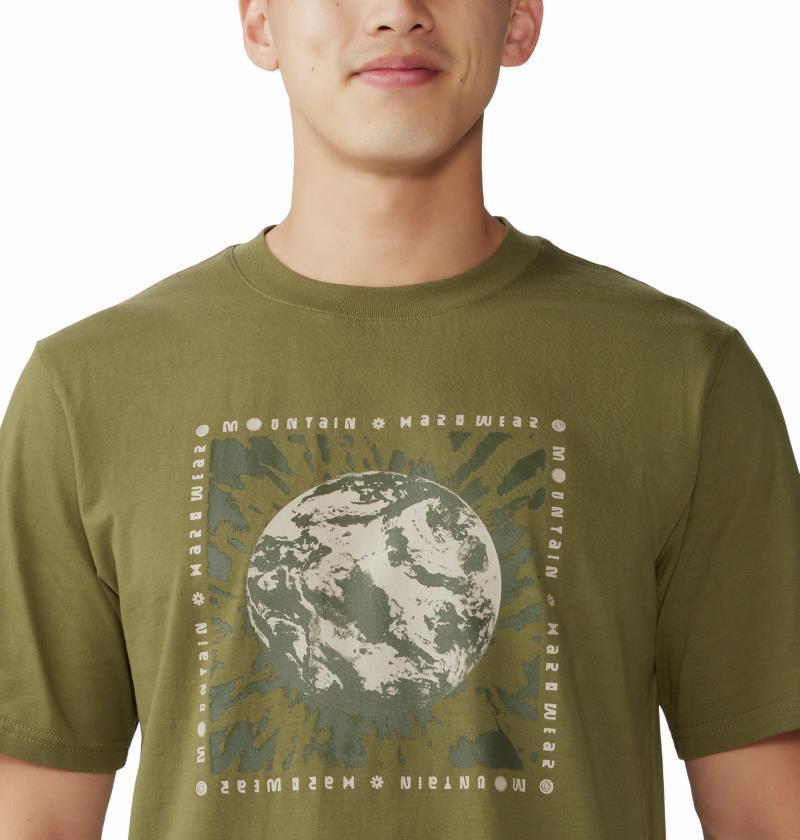 Tie Dye Earth SS - Mens - Combat Green 4