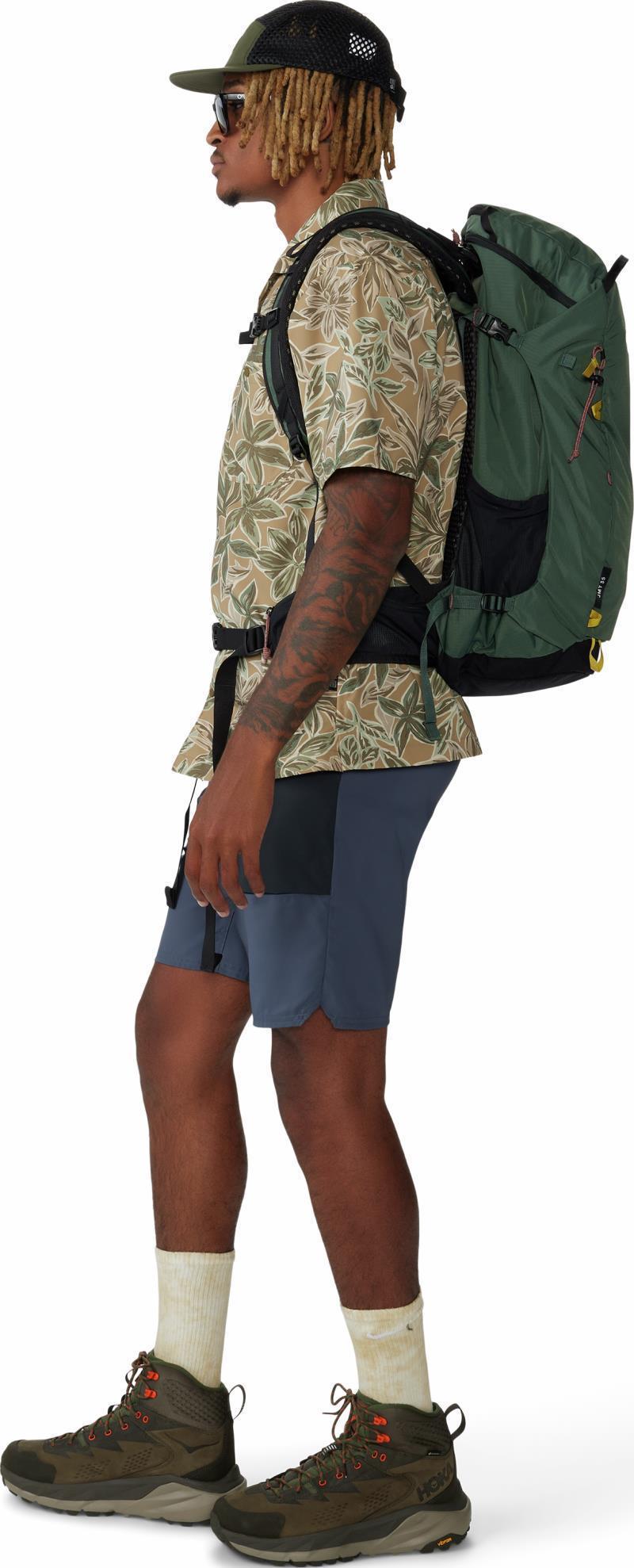 Trail Sender Camp Shirt - Mens - Sandstorm Floral Print 3