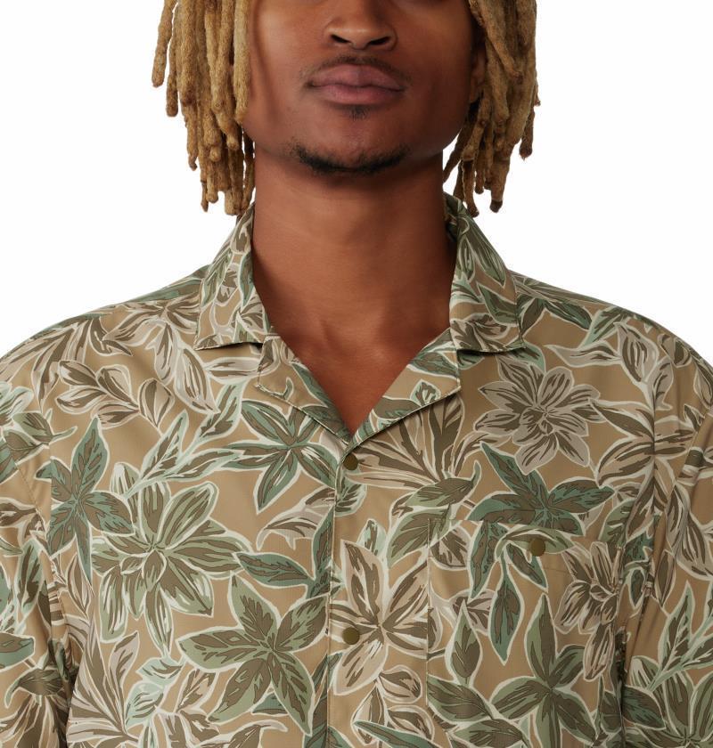 Trail Sender Camp Shirt - Mens - Sandstorm Floral Print 8