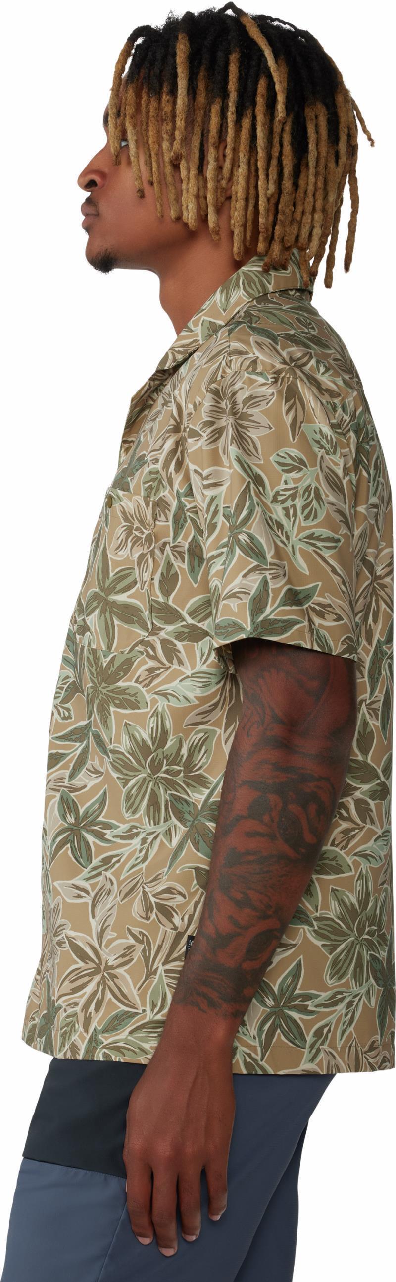 Trail Sender Camp Shirt - Mens - Sandstorm Floral Print 9