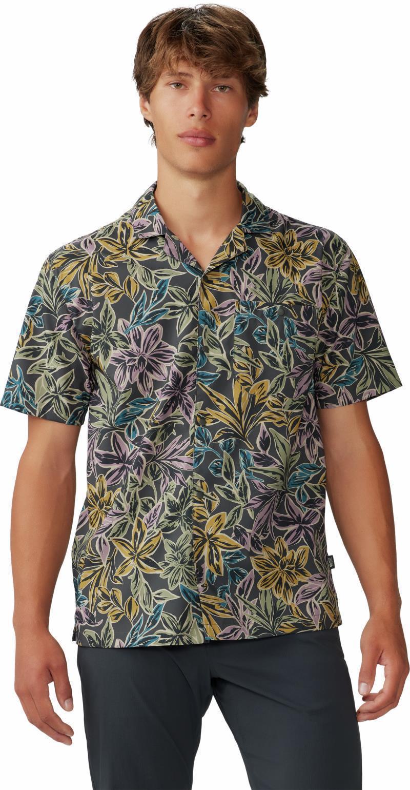 Trail Sender Camp Shirt - Mens - Volcanic Floral Print 1