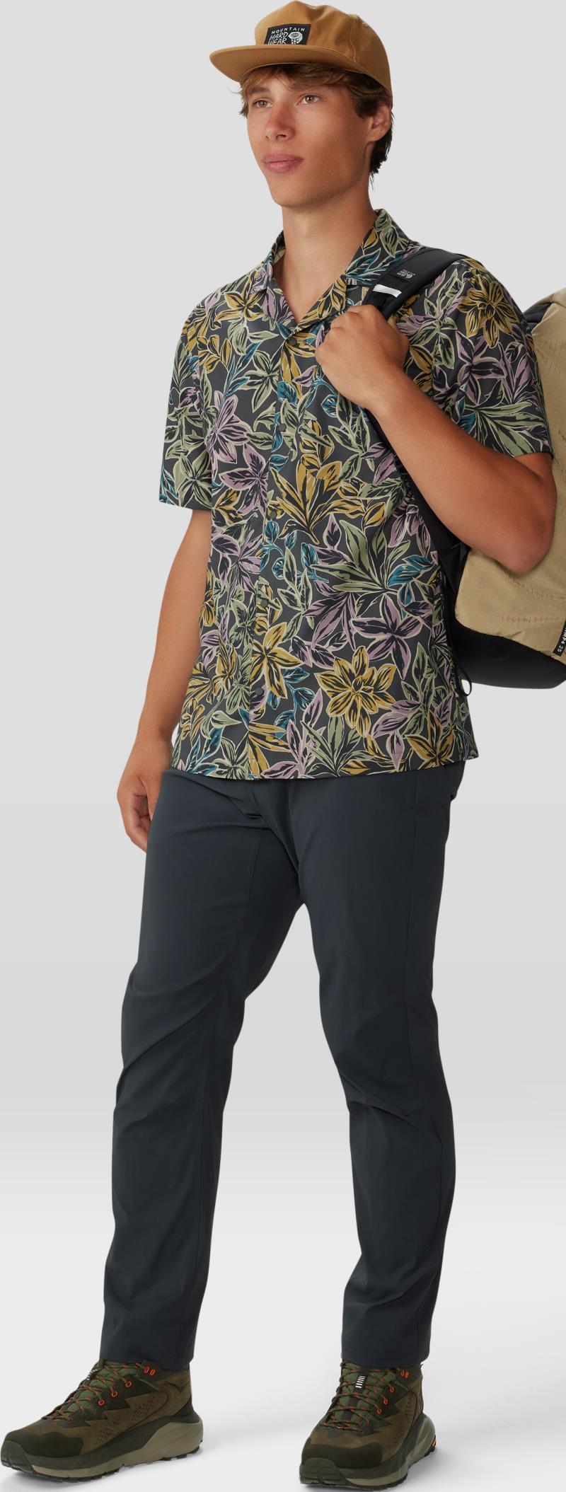 Trail Sender Camp Shirt - Mens - Volcanic Floral Print 3