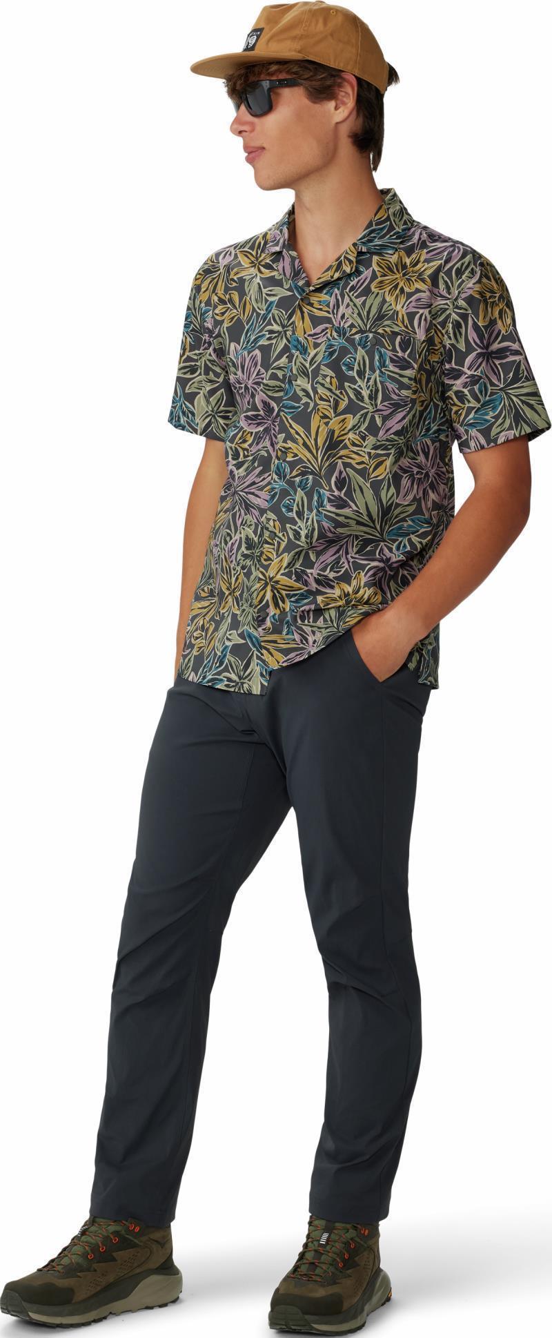Trail Sender Camp Shirt - Mens - Volcanic Floral Print 4