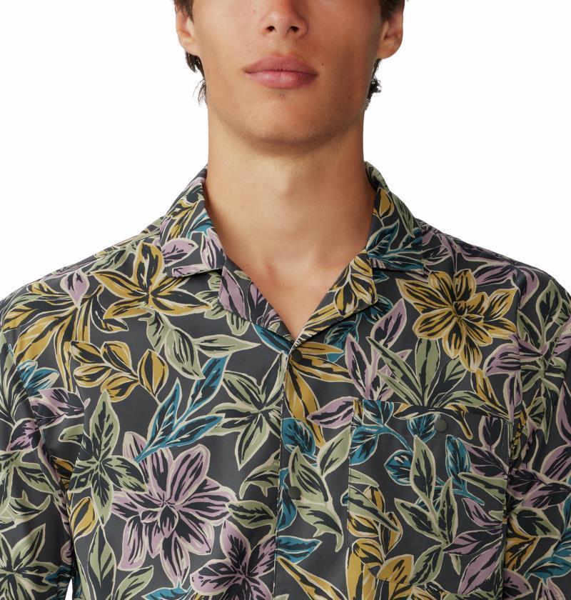 Trail Sender Camp Shirt - Mens - Volcanic Floral Print 5