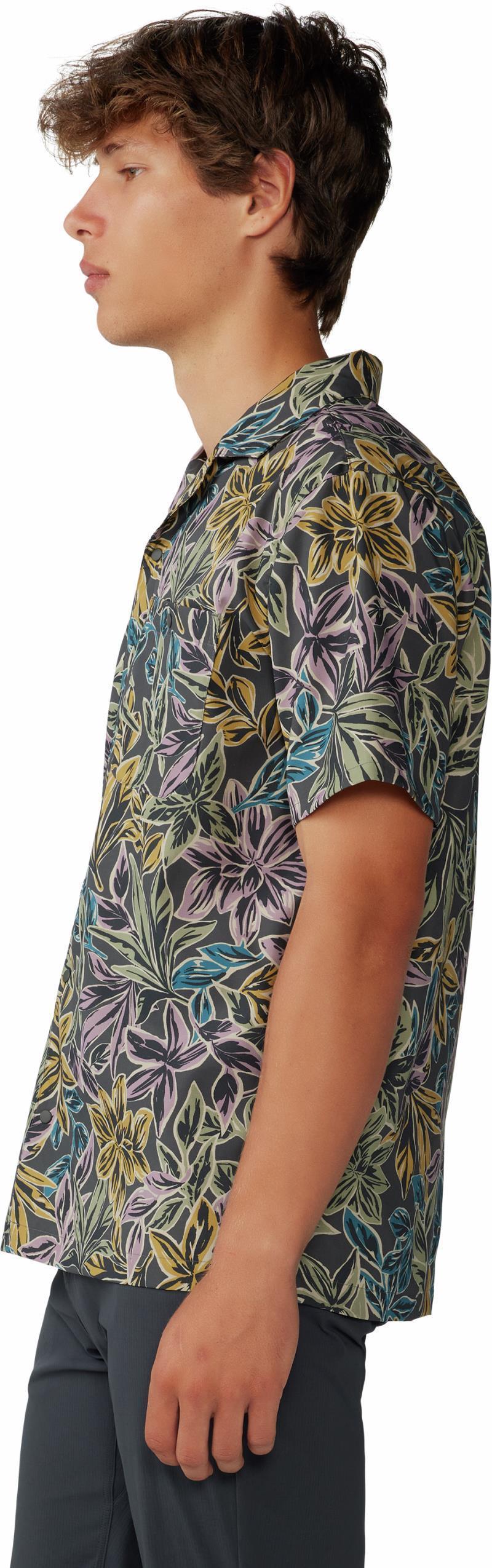 Trail Sender Camp Shirt - Mens - Volcanic Floral Print 6