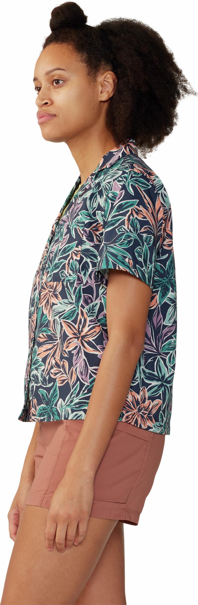 Trail Sender SS - Womens - Dark Zinc Floral Print 7