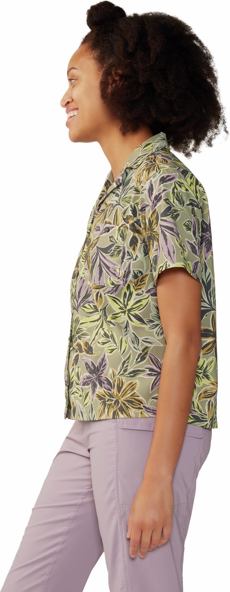 Trail Sender SS - Womens - Mantis Green Floral Print 6