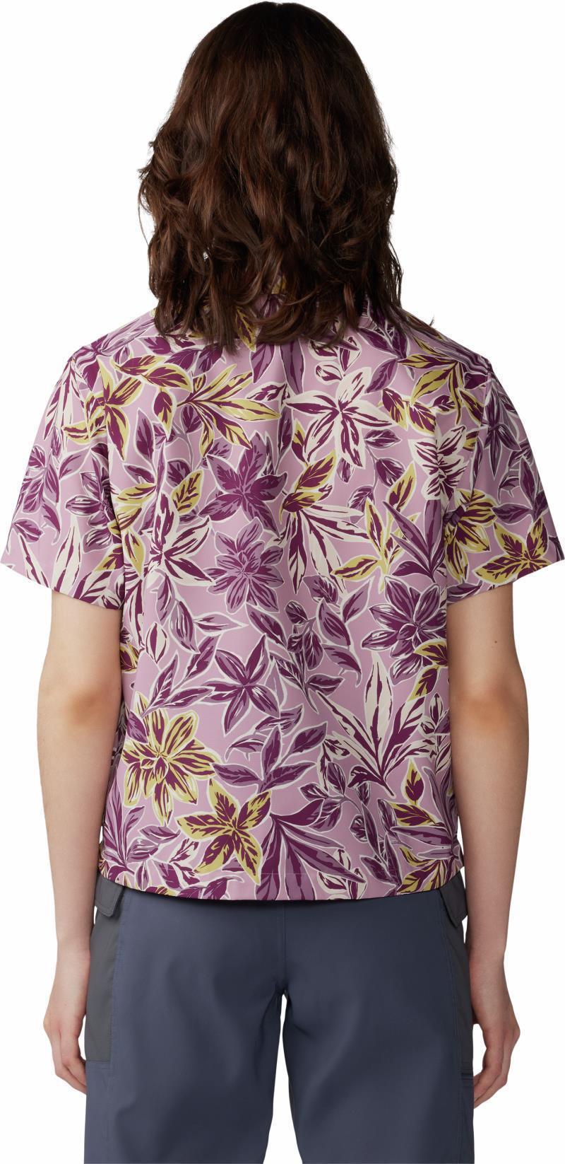 Trail Sender SS - Womens - Pink Moonstone Floral Print 2