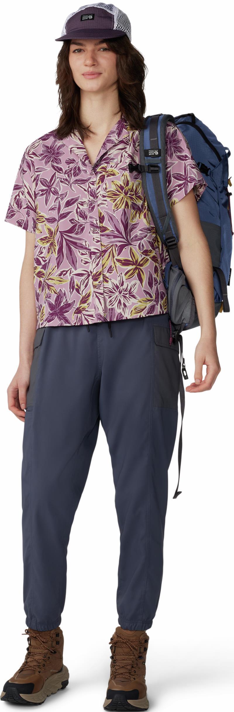 Trail Sender SS - Womens - Pink Moonstone Floral Print 3
