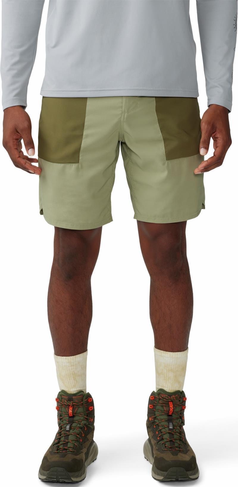 Trail Sender Shorts, 11" Inseam - Mens - Mantis Green / Combat Green 2