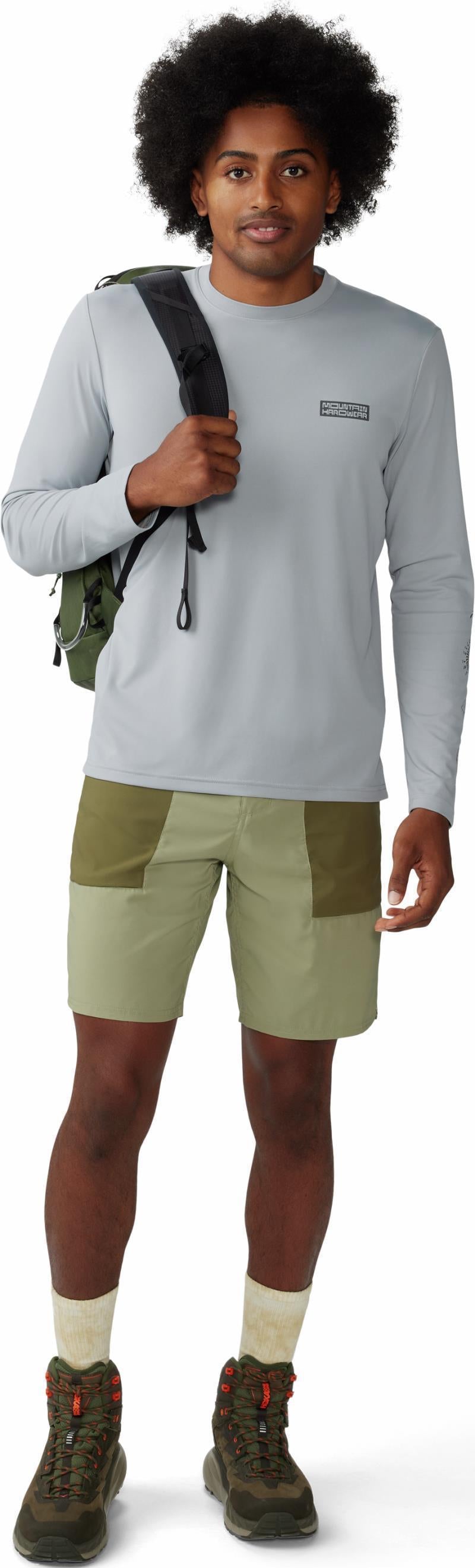 Trail Sender Shorts, 11" Inseam - Mens - Mantis Green / Combat Green 4