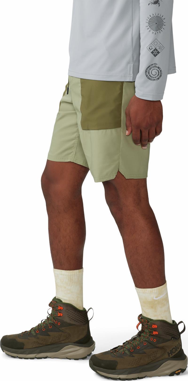 Trail Sender Shorts, 7" Inseam - Mens - Mantis Green / Combat Green 7