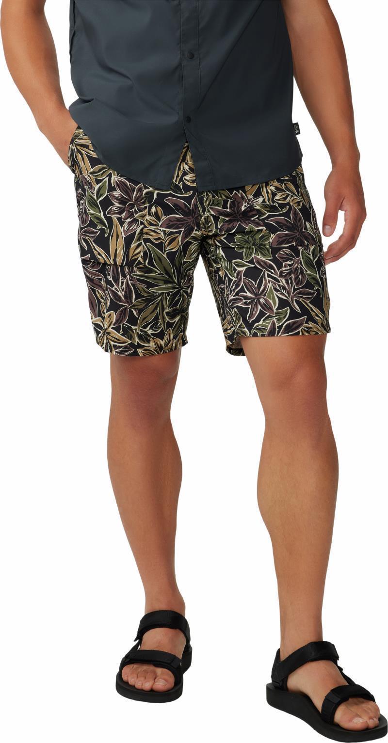 Trail Sender Shorts, 9" Inseam - Mens - Black Floral Print 2