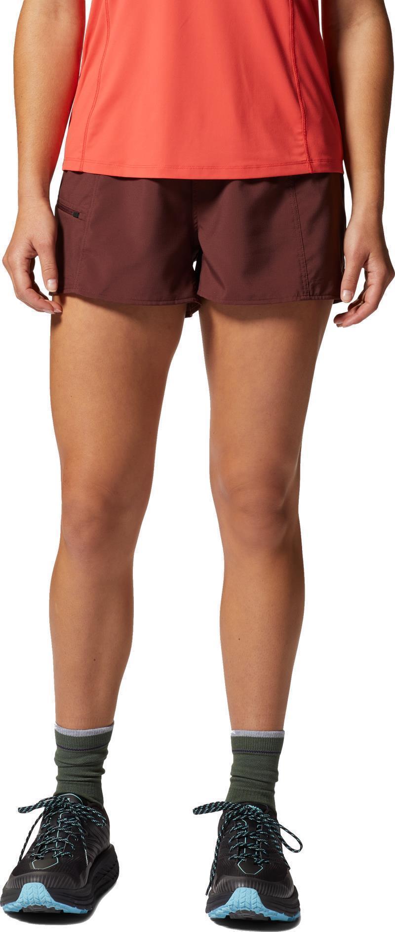 Trail Sender Shorts - Womens - Washed Raisin 2