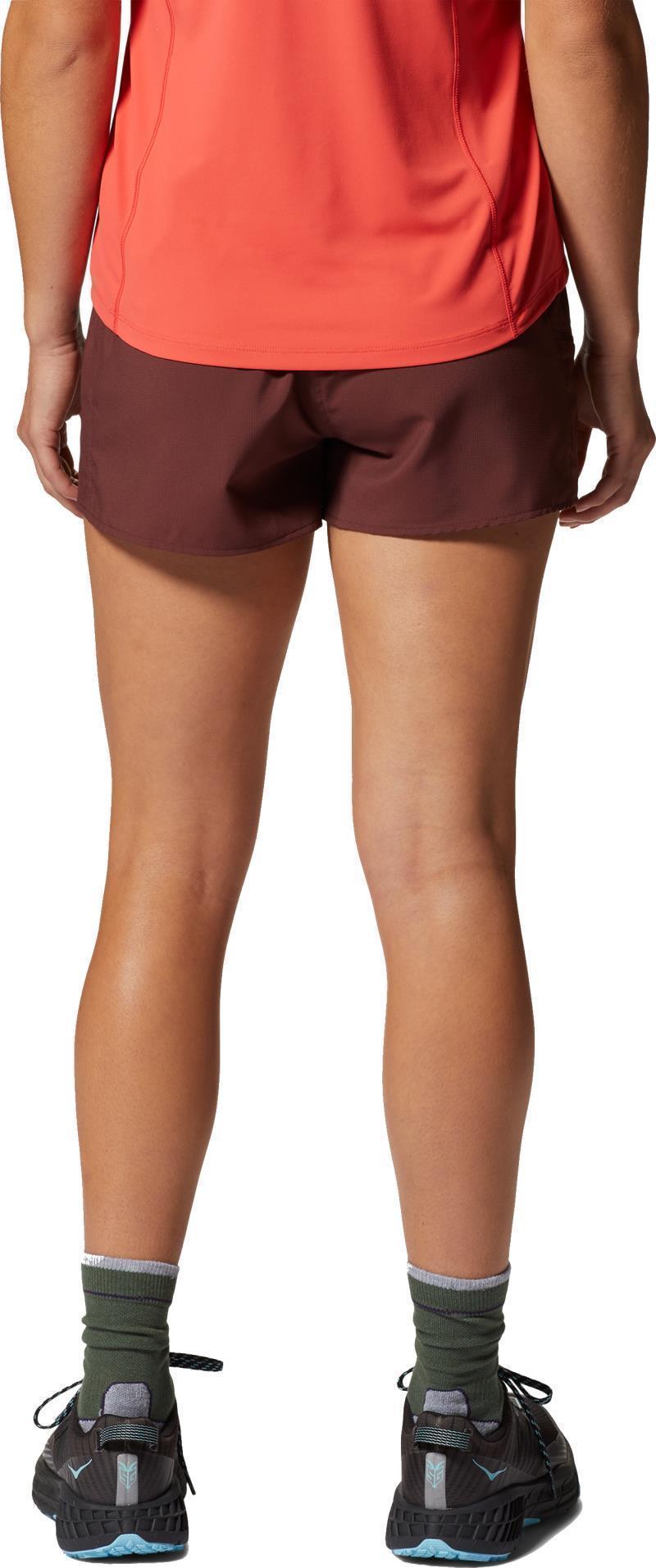 Trail Sender Shorts - Womens - Washed Raisin 3