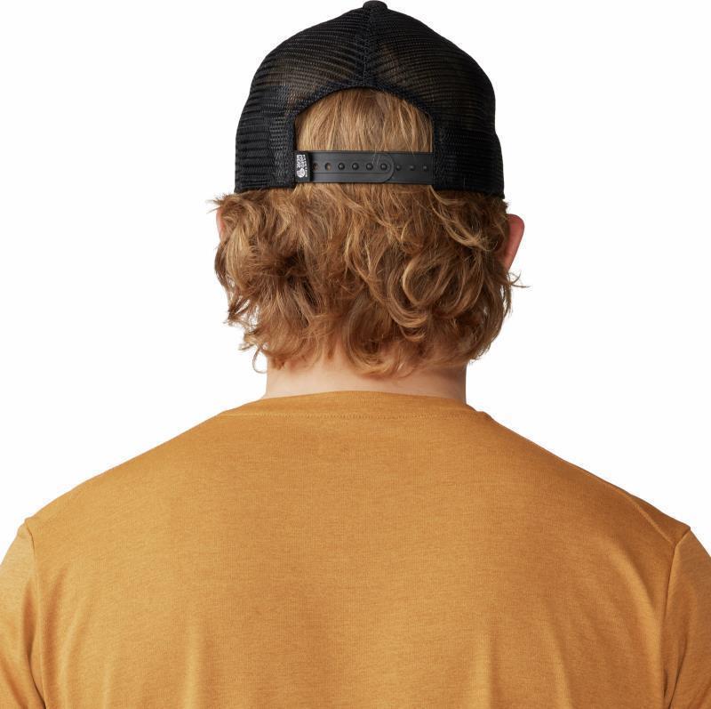 Typography Trucker Hat - Black 5