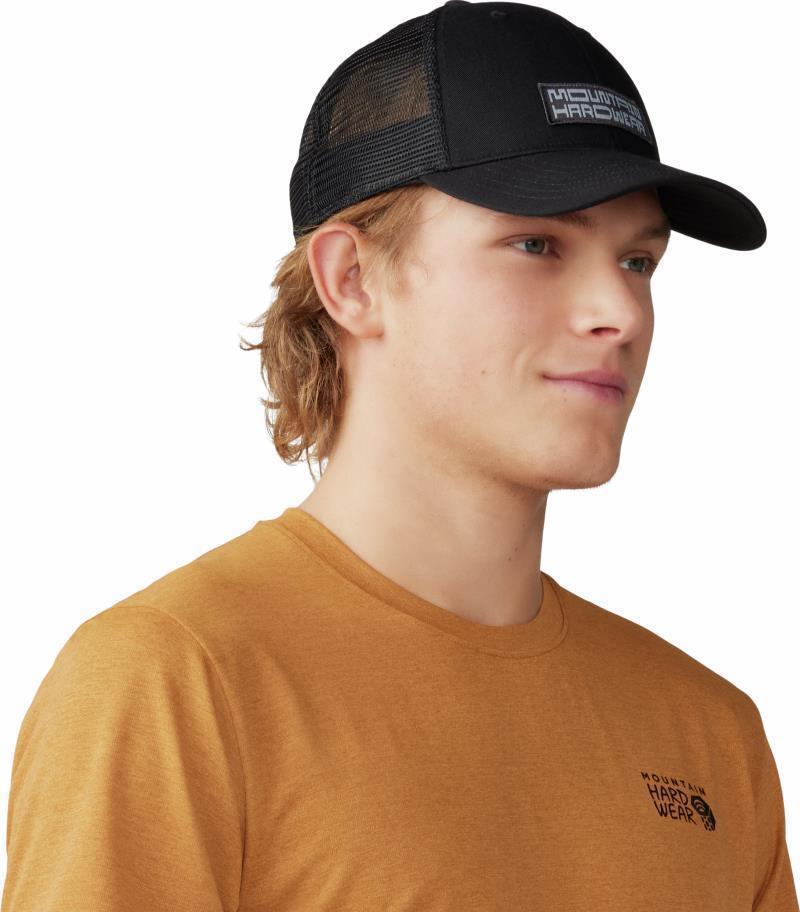 Typography Trucker Hat - Black 6