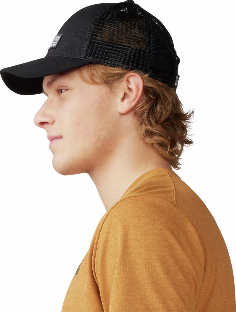 Typography Trucker Hat - Black 7