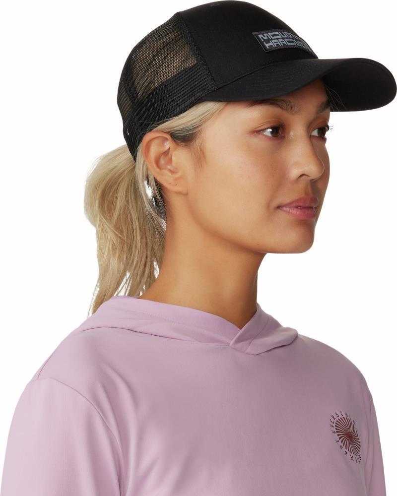 Typography Trucker Hat - Black 8