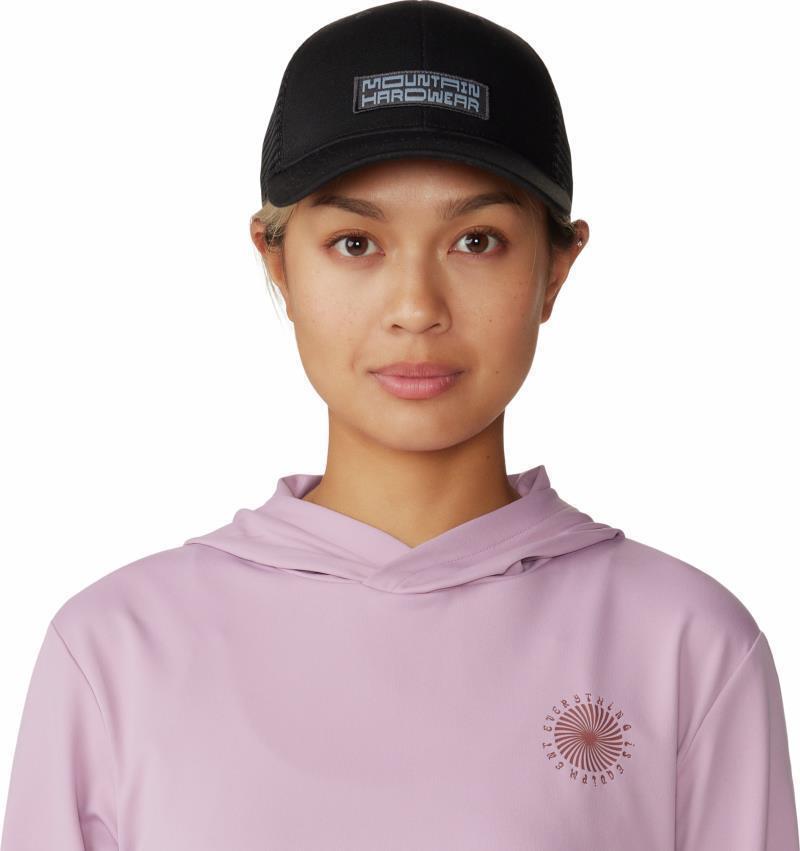 Typography Trucker Hat - Black 12
