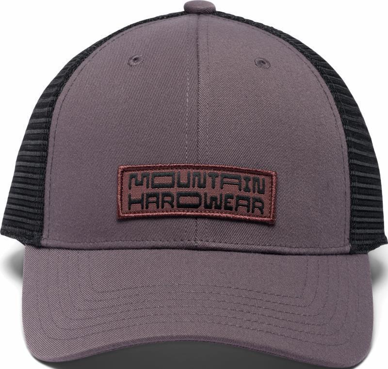 Typography Trucker Hat - Carob 2