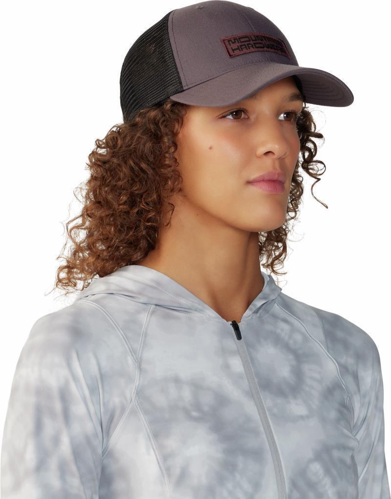Typography Trucker Hat - Carob 8