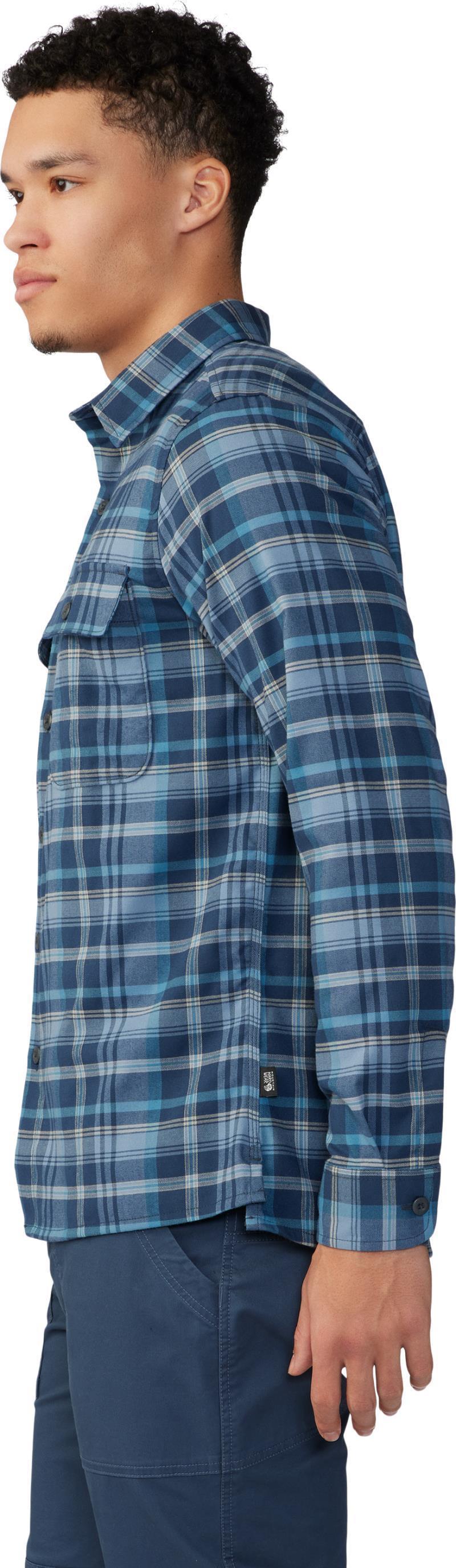 Voyager One LS Shirt - Mens - Light Zinc Bucket List Plaid 3