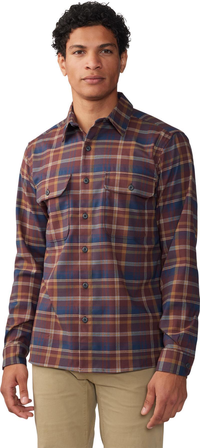 Voyager One LS Shirt - Mens - Washed Raisin Bucket List Plaid 2