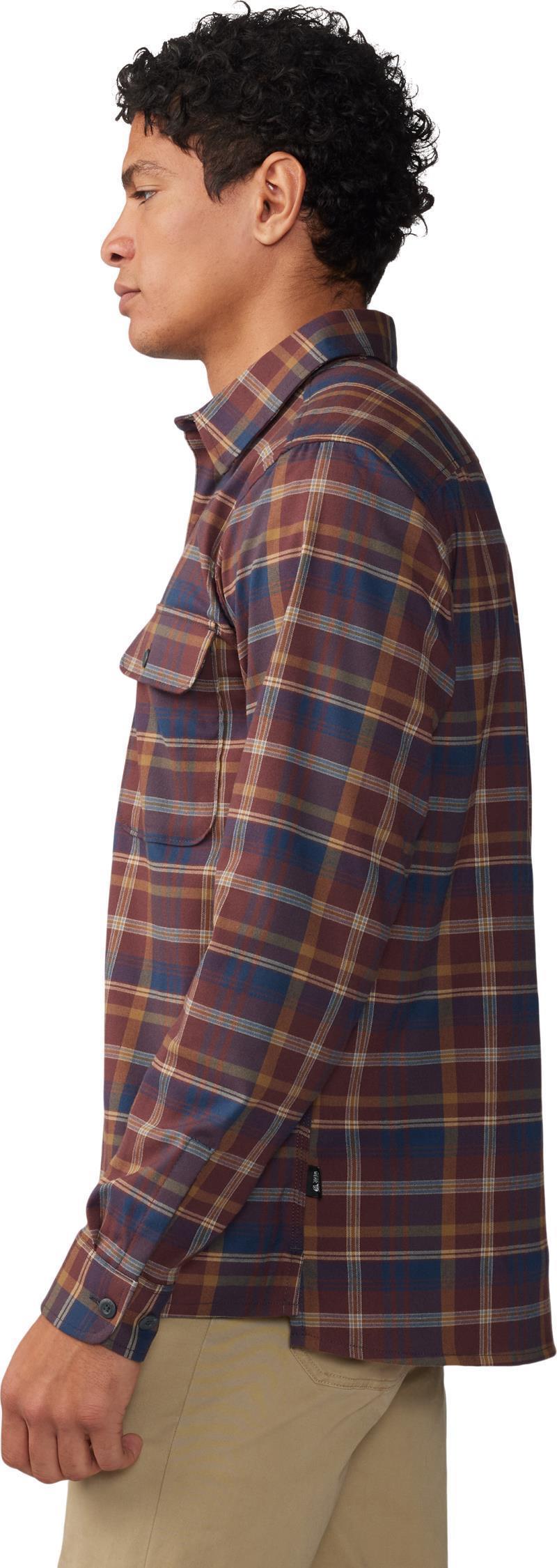 Voyager One LS Shirt - Mens - Washed Raisin Bucket List Plaid 3