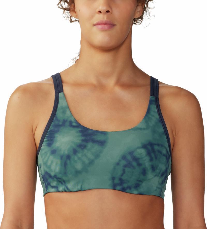 Yuba Trail Bra - Blue Pine Spore Dye Print 1