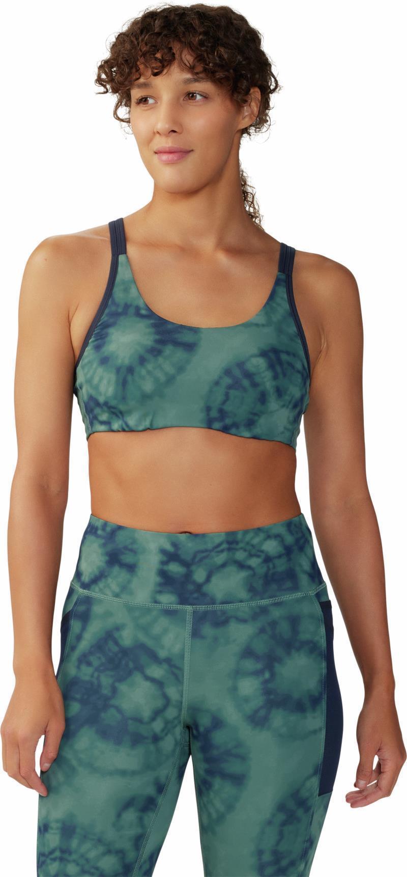 Yuba Trail Bra - Blue Pine Spore Dye Print 3