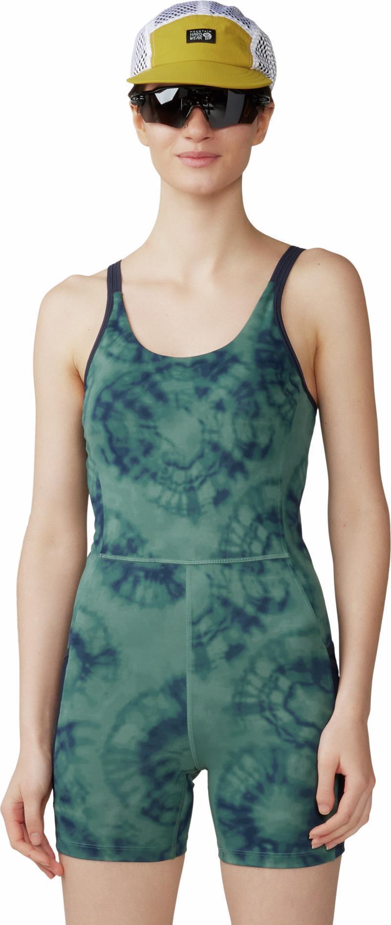 Yuba Trail Onesie - Womens - Blue Pine Spore Dye Print 3