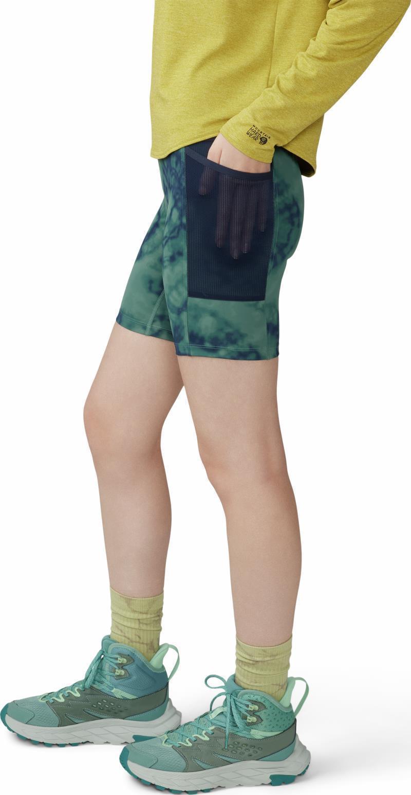 Yuba Trail Shorts, 7" Inseam - Womens - Blue Pine Spore Dye Print 11