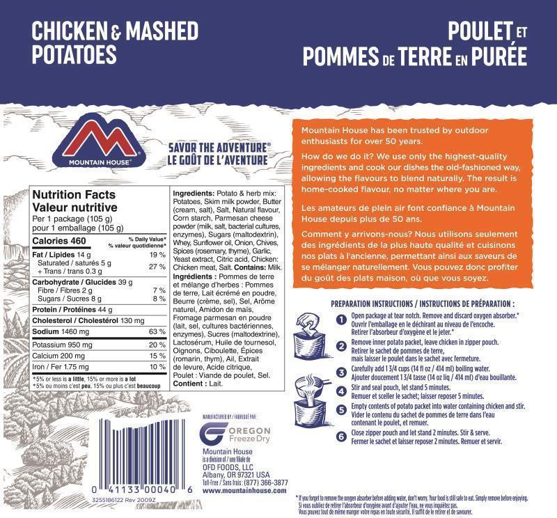 Chicken & Mashed Potatoes - Gluten Free - Not Applicable 2