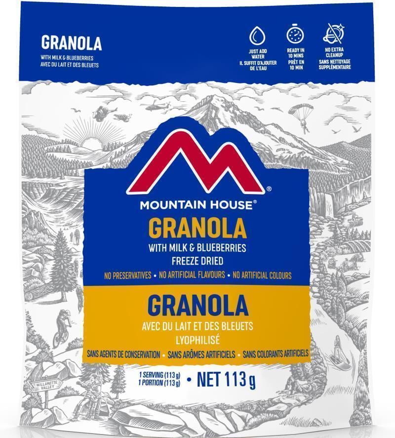 Granola with Milk and Blueberries - Not Applicable 1